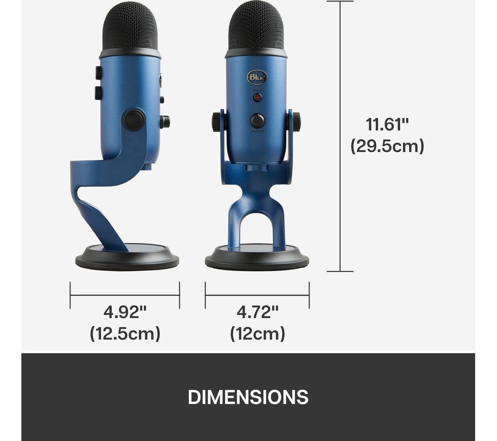YETI USB Streaming Microphone - Midnight Blue image number 13 of 27
