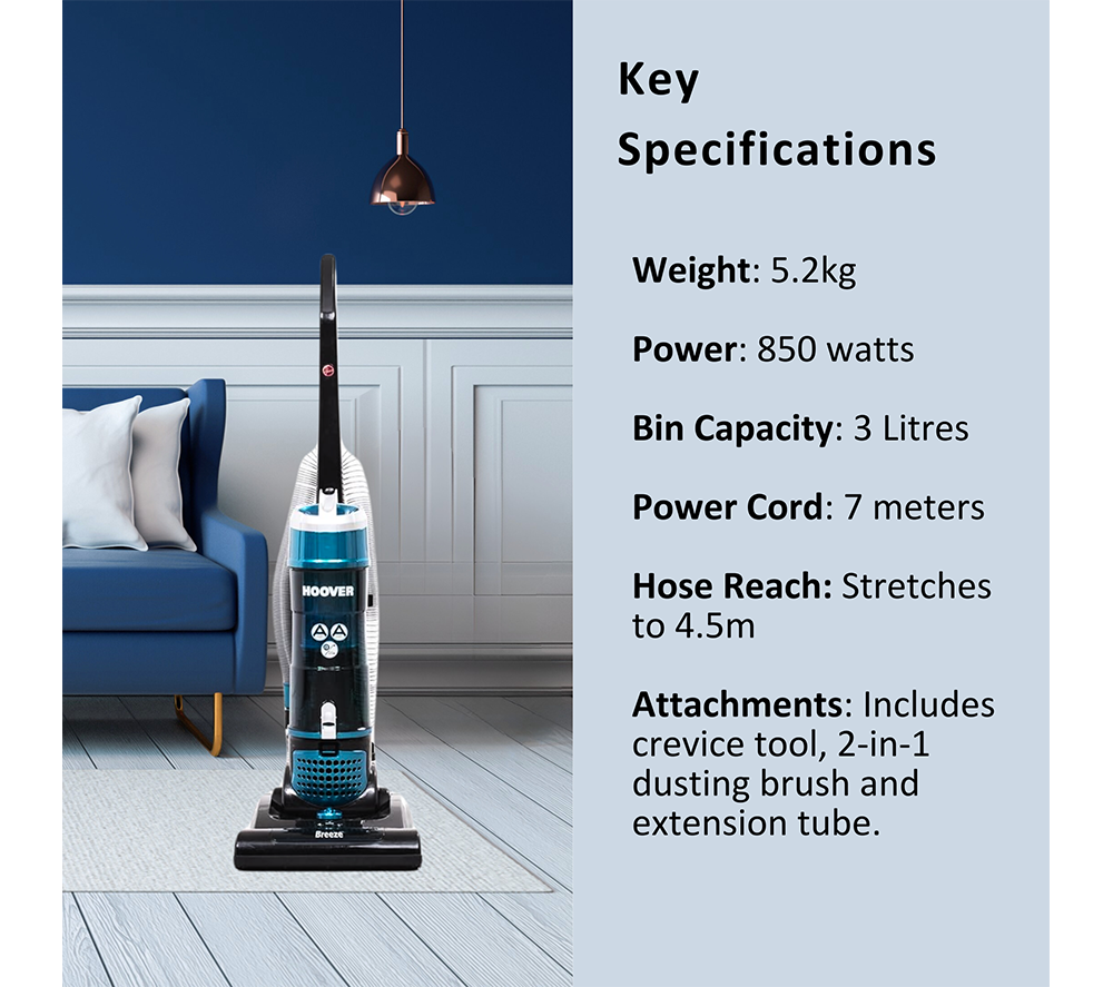 Buy HOOVER Breeze Evo TH31BO01 Upright Bagless Vacuum Cleaner Black