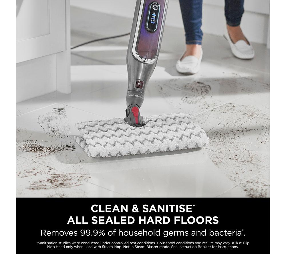 SHARK Klik N' Flip Automatic S6003UK Steam Mop - Bordeaux image number 2 of 9