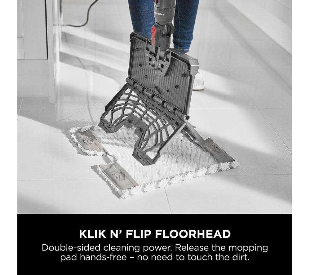 SHARK Klik N' Flip Automatic S6003UK Steam Mop - Bordeaux image number 3 of 9