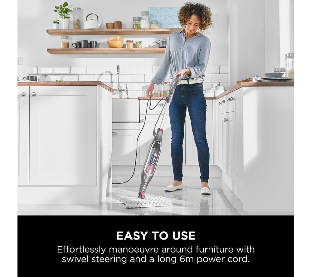 SHARK Klik N' Flip Automatic S6003UK Steam Mop - Bordeaux image number 6 of 9