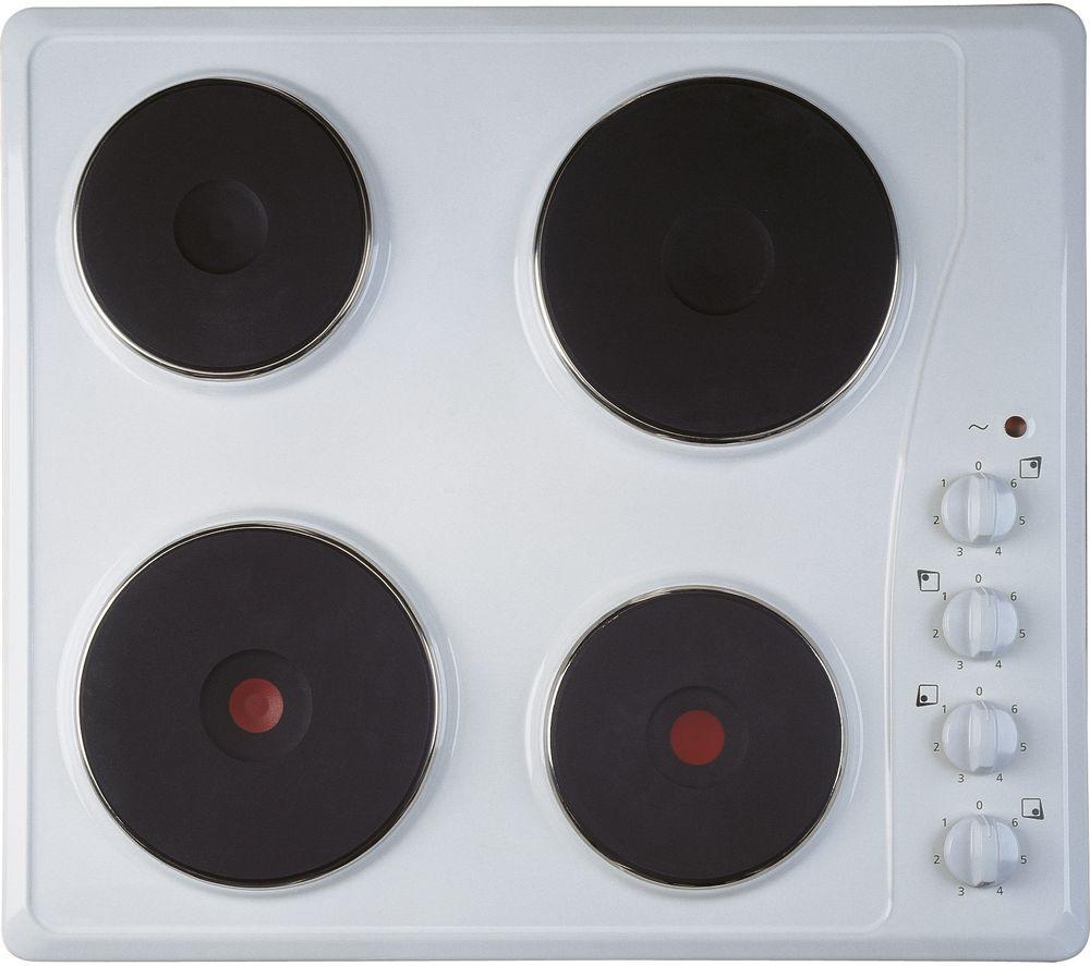 INDESIT TI 60 W Electric Solid Plate Hob - White