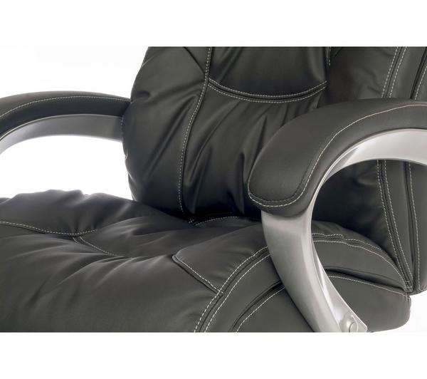 TEKNIK Siesta 6916 Leather Reclining Executive Chair - Black image number 4
