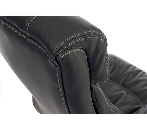 TEKNIK Siesta 6916 Leather Reclining Executive Chair - Black image number 6
