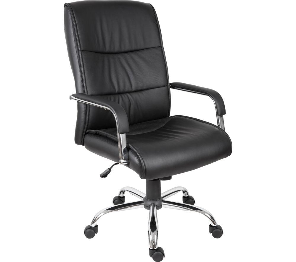 TEKNIK Kendal 6901BLK Faux-leather Reclining Executive Chair - Black