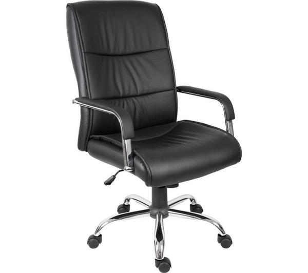 TEKNIK Kendal 6901BLK Faux-leather Reclining Executive Chair - Black image number 0