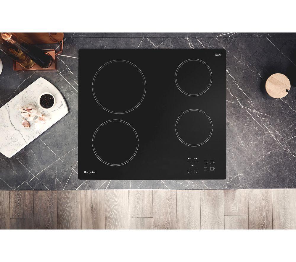 HOTPOINT HR 612 C H 58 cm Electric Ceramic Hob - Black image number 3 of 10