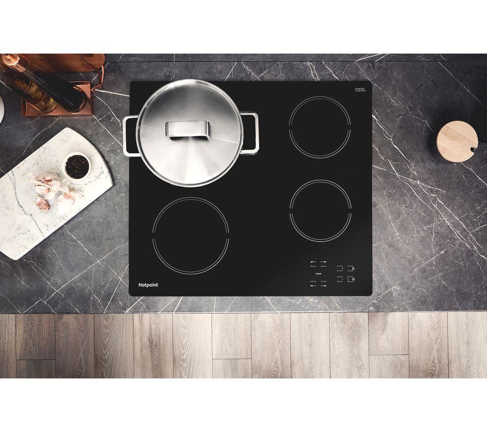 HOTPOINT HR 612 C H 58 cm Electric Ceramic Hob - Black image number 6 of 10