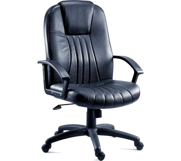 TEKNIK City 8099 Leather Faced Reclining Executive Chair - Black image number 0