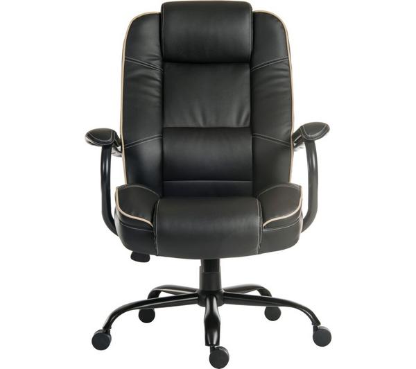 TEKNIK Goliath Duo Bonded Leather Reclining Executive Chair - Black image number 1