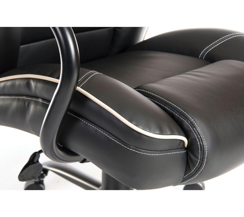 TEKNIK Goliath Duo Bonded Leather Reclining Executive Chair - Black image number 4 of 6