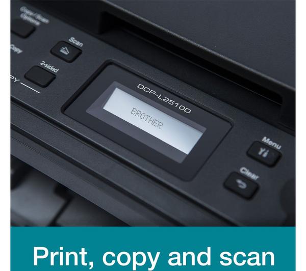 BROTHER DCPL2510D Monochrome All-in-One Laser Printer image number 2