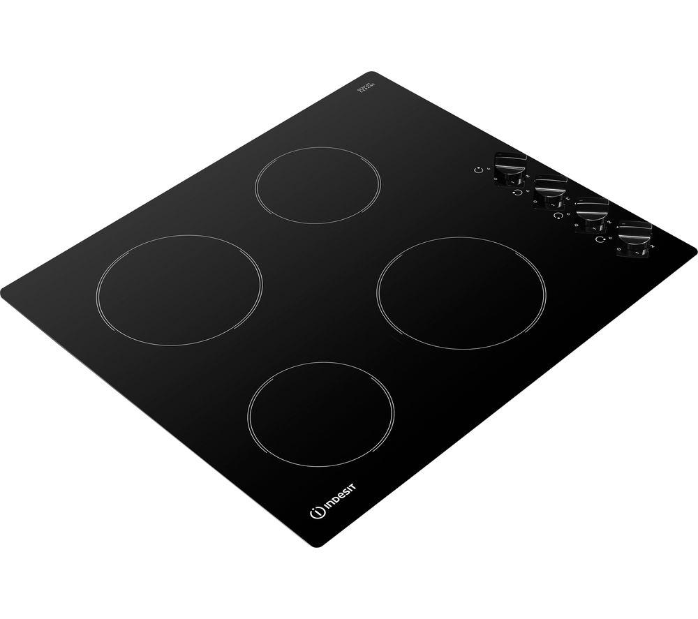 INDESIT RI 860 C Electric 58 cm Ceramic Hob - Black image number 3 of 8