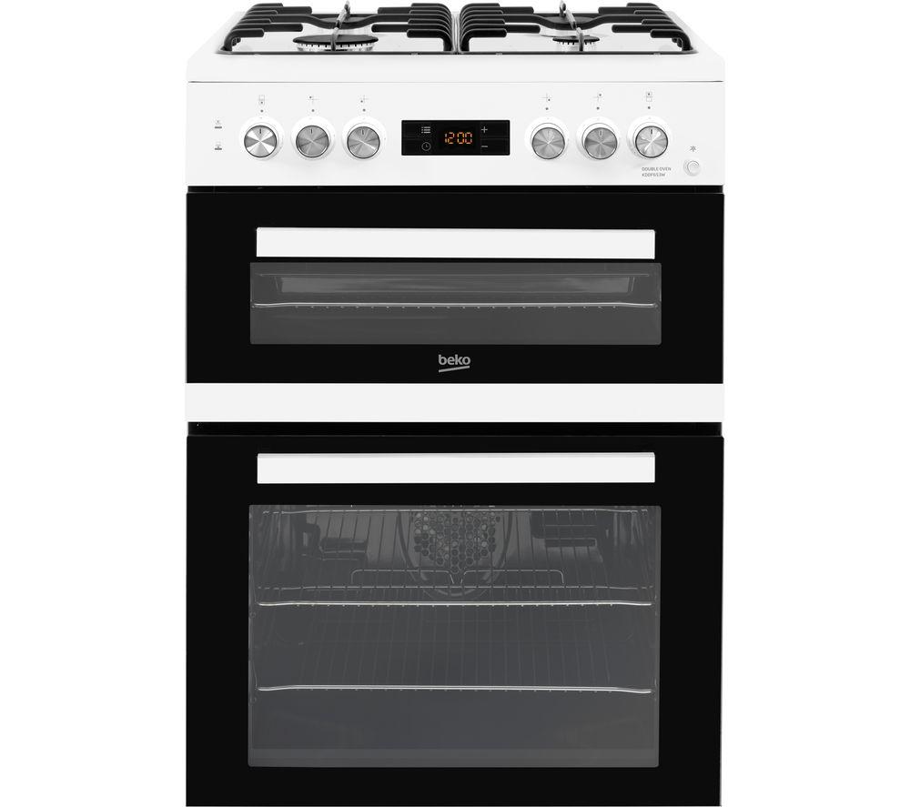 BEKO Pro KDDF653W 60 cm Dual Fuel Cooker – White, White