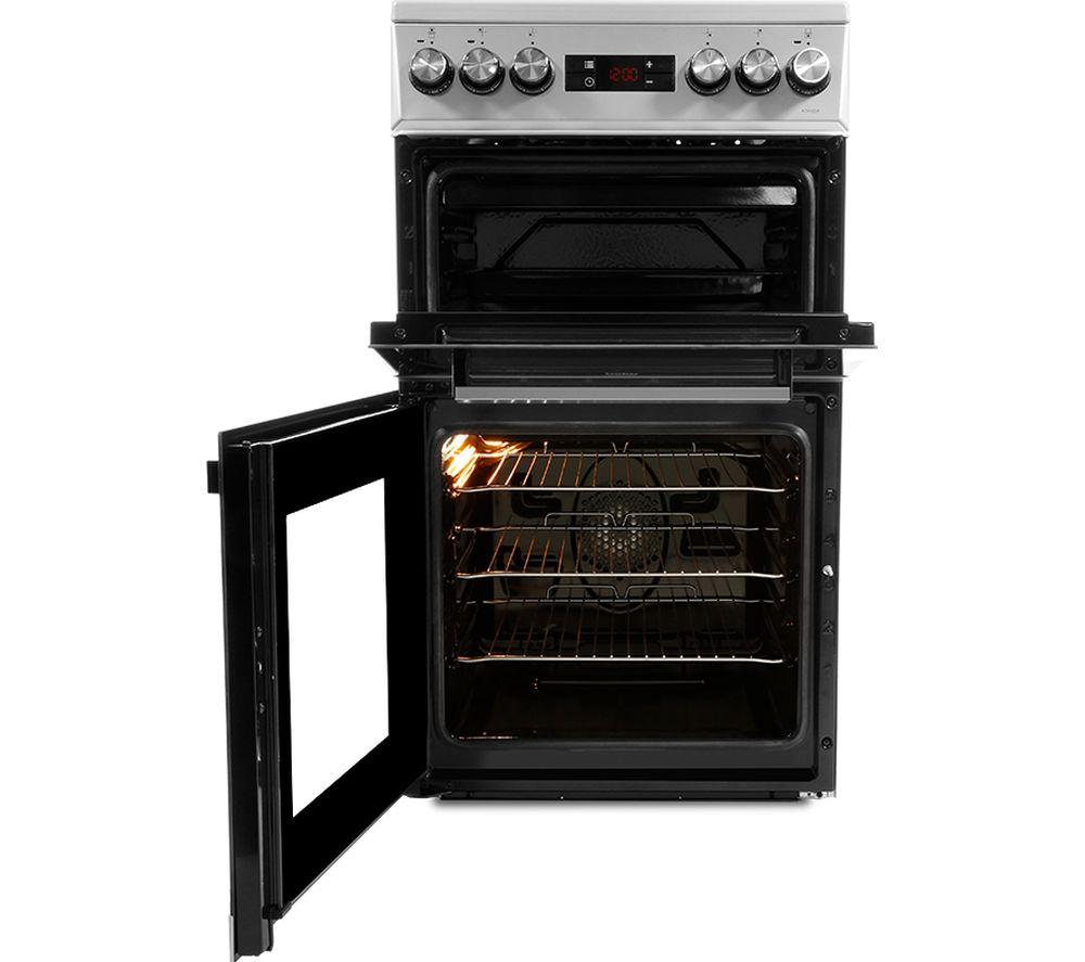 BEKO KDV555AS 50 cm Electric Solid Plate Cooker - Silver image number 3 of 8
