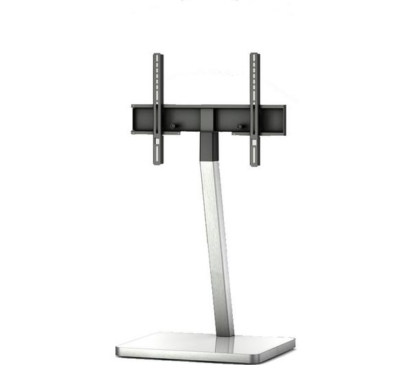 SONOROUS PL2700-WHT Cantilever 600 mm TV Stand - White & Silver image number 0