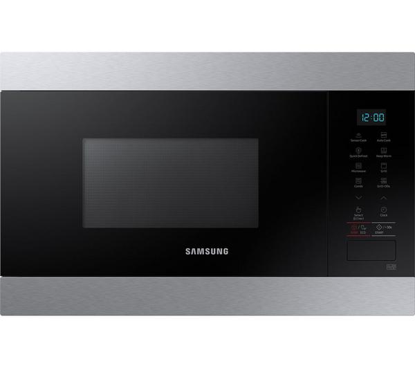 SAMSUNG MG22M8074AT/EU Built-in Microwave with Grill - Black & Stainless Steel image number 0