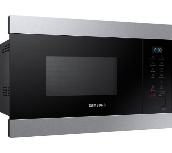 SAMSUNG MG22M8074AT/EU Built-in Microwave with Grill - Black & Stainless Steel image number 1