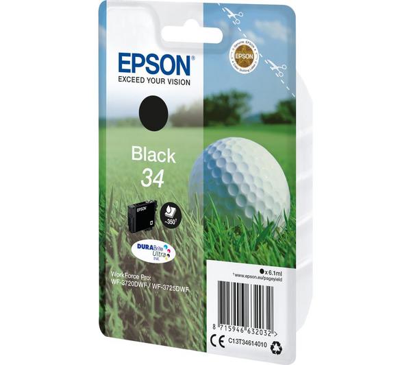 EPSON 34 Golf Ball Black Ink Cartridge image number 0