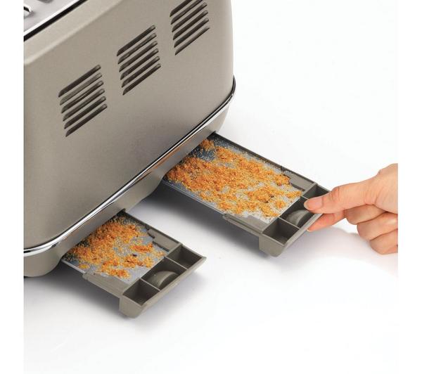 MORPHY RICHARDS Evoke Premium 4-Slice Toaster - Platinum image number 2