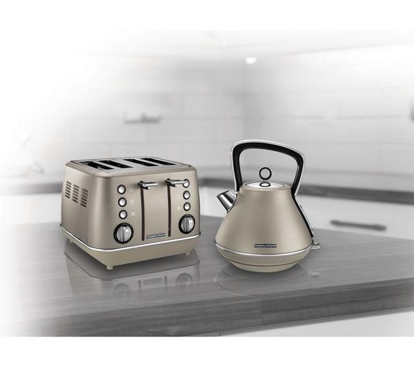 MORPHY RICHARDS Evoke Premium 4-Slice Toaster - Platinum image number 7