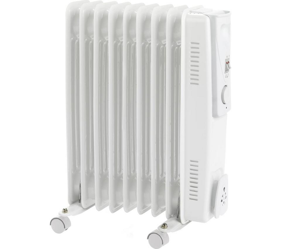 STATUS OFH9-2000W1PKB Portable Oil-Filled Radiator - Grey