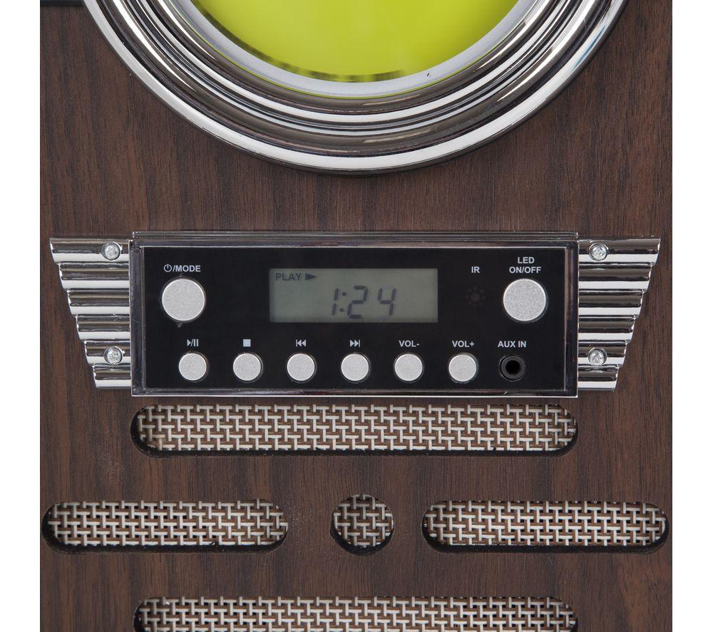 ITEK I60018CD Bluetooth Jukebox - Wood Finish image number 2 of 3