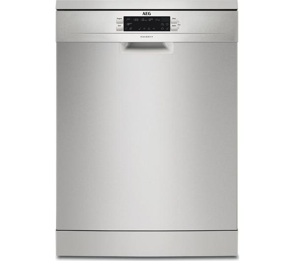 AEG AirDry Technology FFE62620PM Full-size Dishwasher - Stainless Steel image number 0