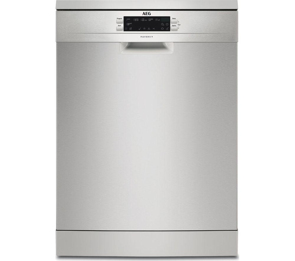 AEG AirDry Technology FFE62620PM Full-size Dishwasher - Stainless Steel, Stainless Steel
