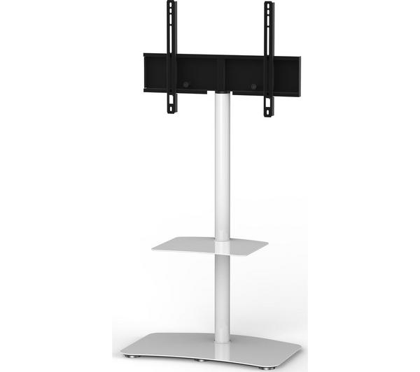SONOROUS Tall Contemporary PL2810-WHT 650 mm TV Stand with Bracket - White image number 0