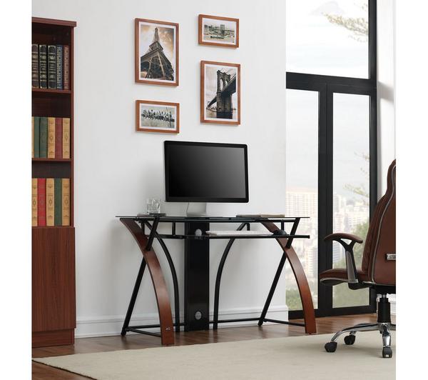 CONNECTED ESSENTIALS Accord CD8841 Desk - Black & Brown image number 6