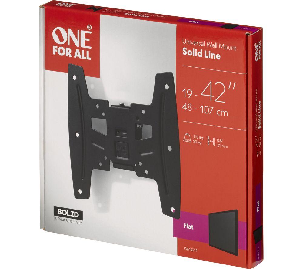 ONE FOR ALL WM4211 Solid Fixed 19-42" TV Bracket image number 7 of 7