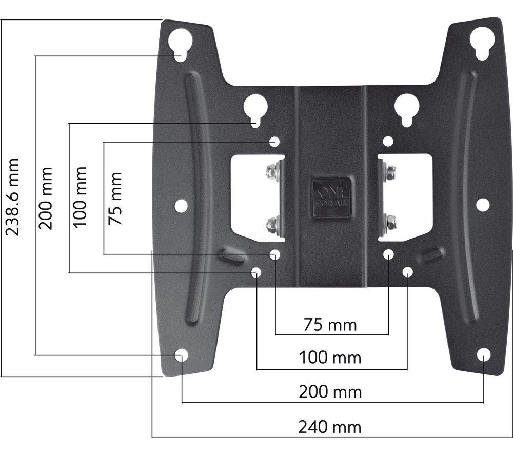 ONE FOR ALL WM4251 Tilt & Swivel 19 - 42" TV Bracket image number 3 of 6