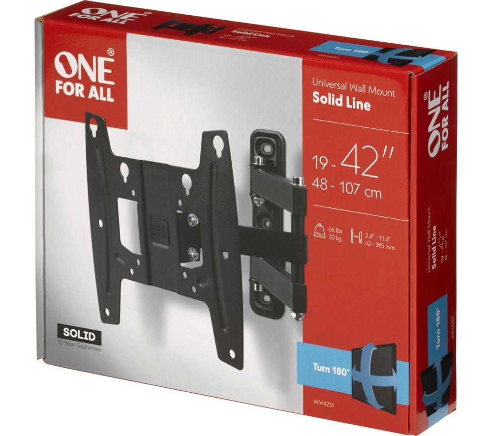 ONE FOR ALL WM4251 Tilt & Swivel 19 - 42" TV Bracket image number 6 of 6