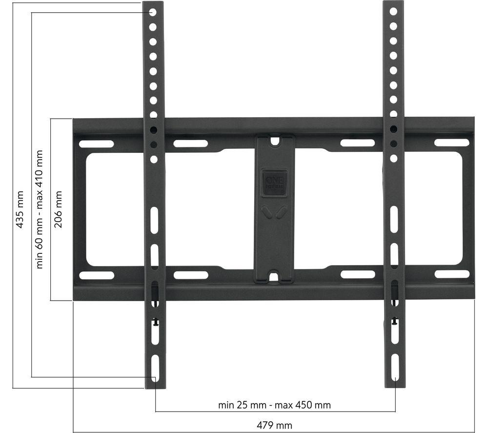 ONE FOR ALL WM4411 Fixed 32 - 60" TV Bracket image number 2 of 7