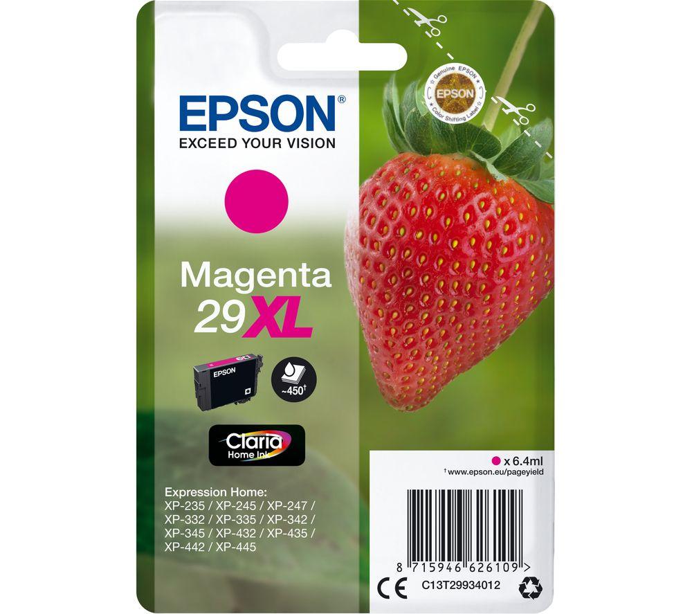 Epson 29XL Strawberry Magenta Ink Cartridge, Magenta