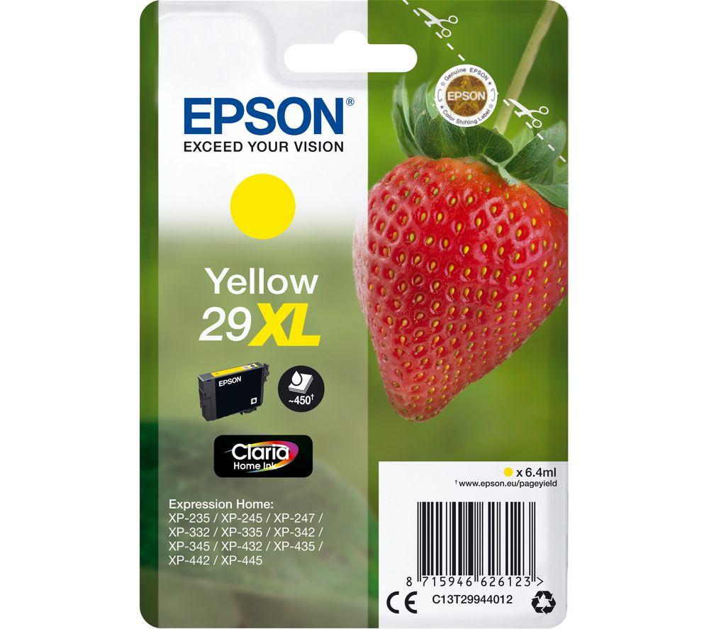 Epson 29XL Strawberry Yellow Ink Cartridge review