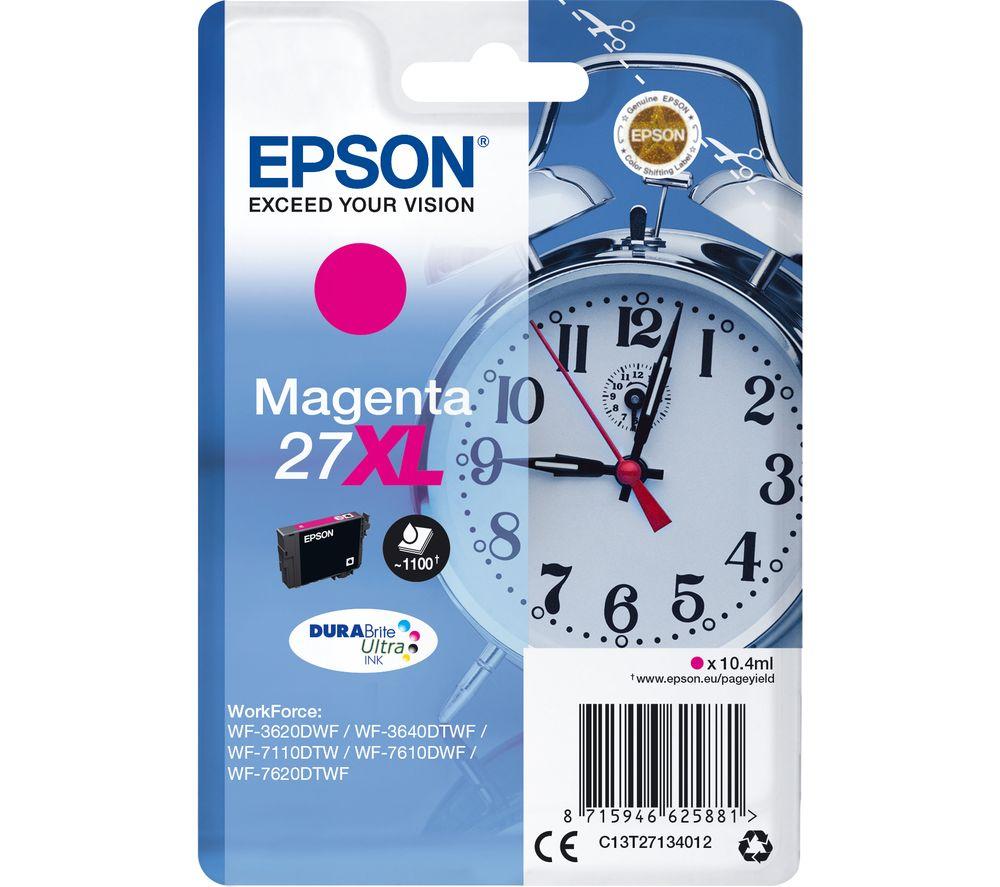 Click to view product details and reviews for Epson Alarm Clock 27xl Magenta Ink Cartridge Magenta.