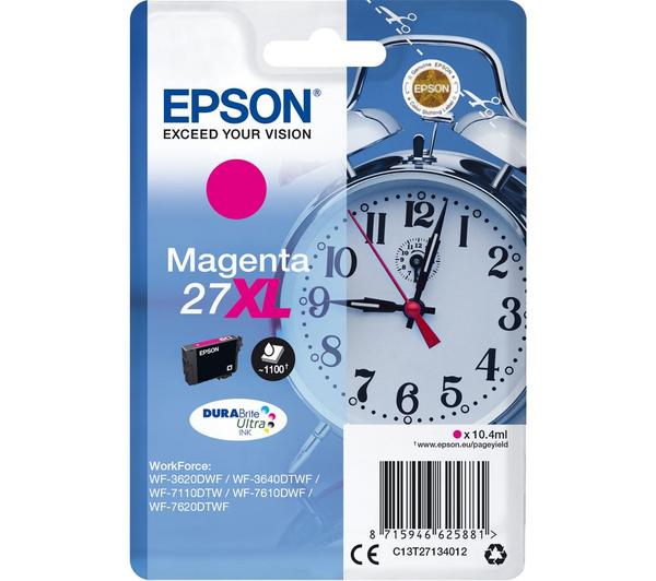 EPSON Alarm Clock 27XL Magenta Ink Cartridge image number 0