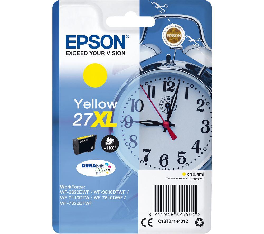 Click to view product details and reviews for Epson Alarm Clock 27xl Yellow Ink Cartridge Yellow.