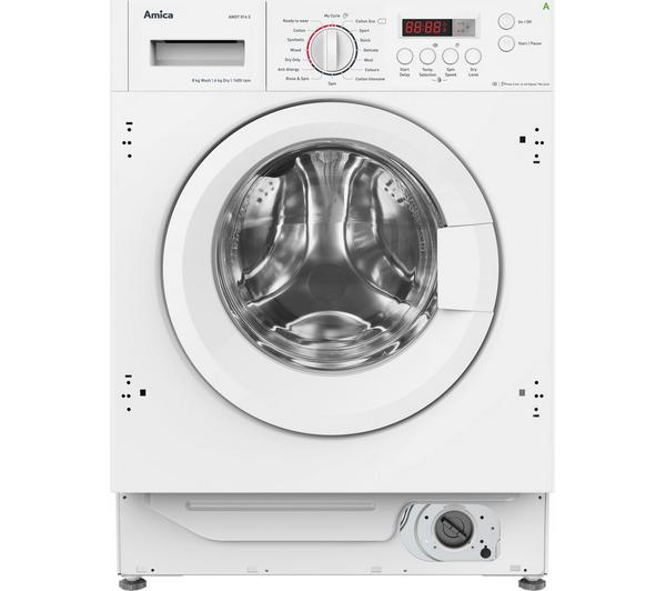 AMICA AWDT814S Integrated 8 kg Washer Dryer image number 0