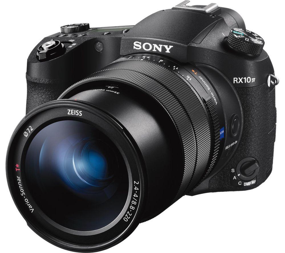 SONY DSC-RX10 IV High Performance Bridge Camera - Black, Black