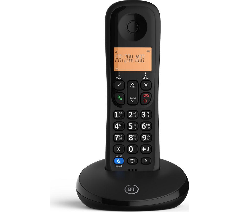 BT Everyday Cordless Phone - Black, Black