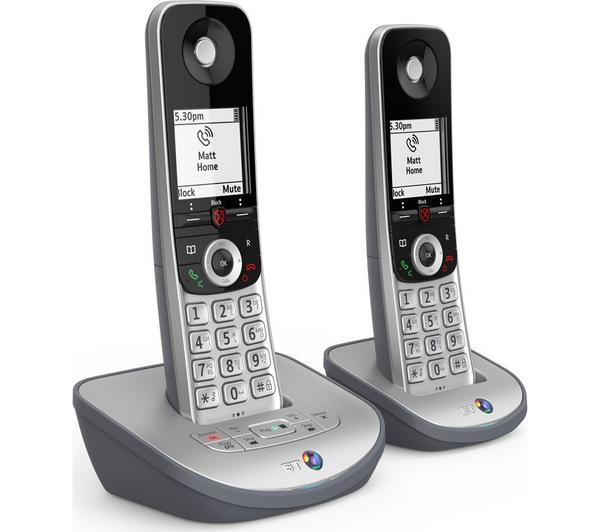 BT Advanced 1Z Cordless Phone - Twin Handsets image number 1