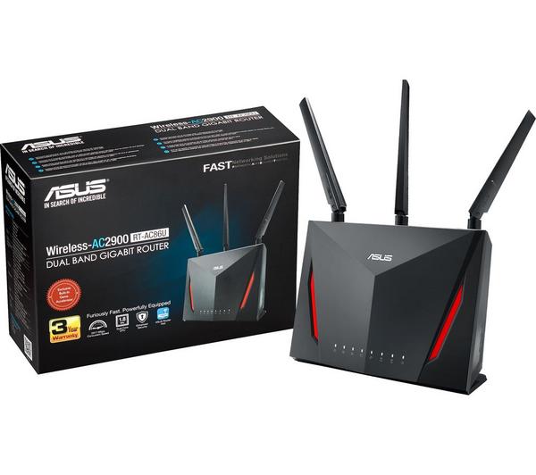 ASUS RT-AC86U WiFi Cable & Fibre Router - AC 2900, Dual-band image number 2