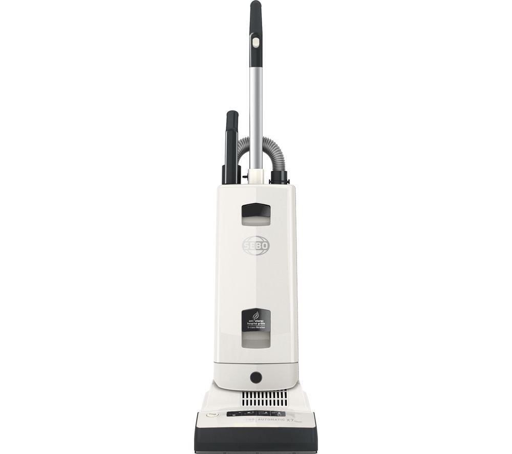 Image of SEBO Automatic X7 ePower 91501GB Upright Vacuum Cleaner - White & Grey