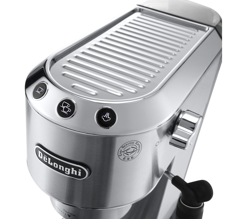 DELONGHI Dedica EC685M Coffee Machine - Silver image number 4 of 10