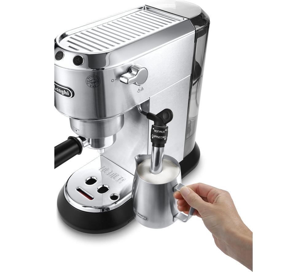 DELONGHI Dedica EC685M Coffee Machine - Silver image number 5 of 10