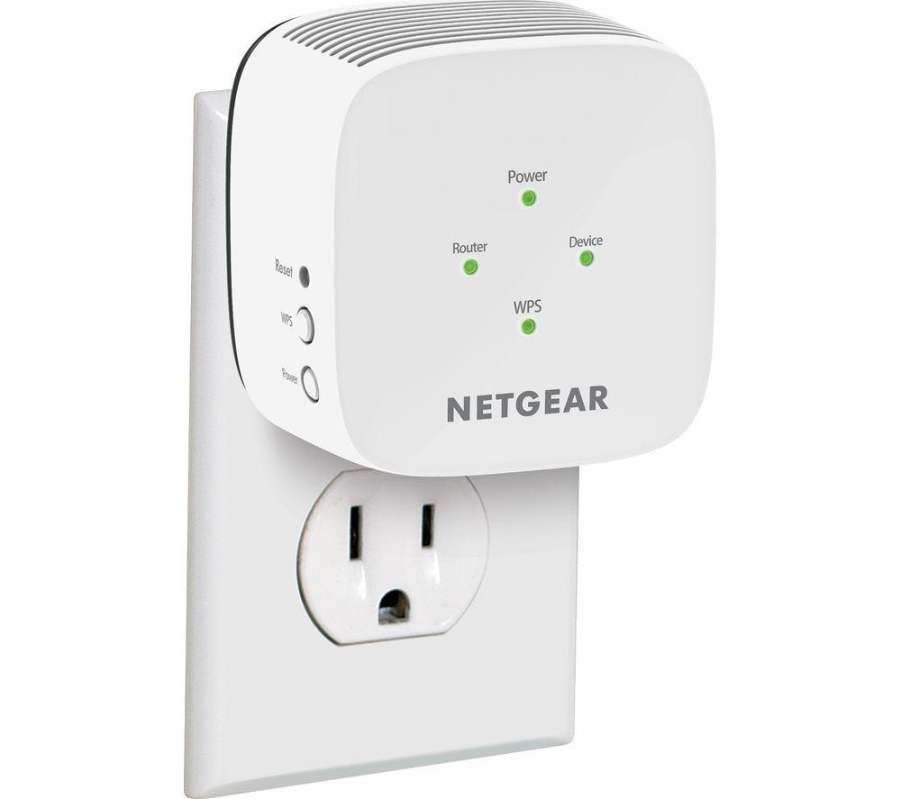 NETGEAR EX6110-100UKS WiFi Range Extender - AC 1200, Dual-band