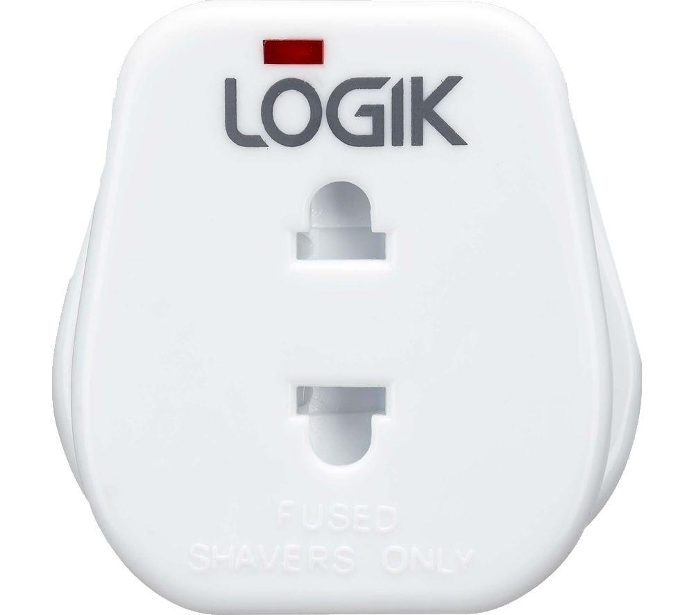 Buy LOGIK LUKEU20 UK to EU Travel Plug Adapter - Pack of 2